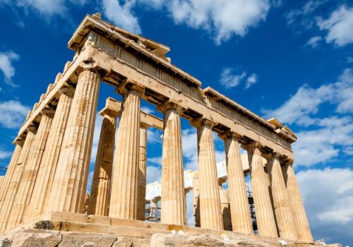 The Acropolis in Athens, Mediterranean yacht charter
